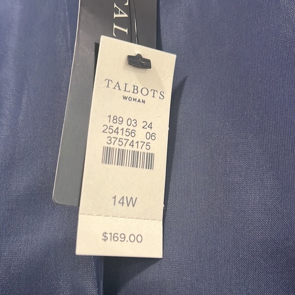 Talbots Quilted Blazer Jacket, Size 14W, NWT - Picture 11 of 12